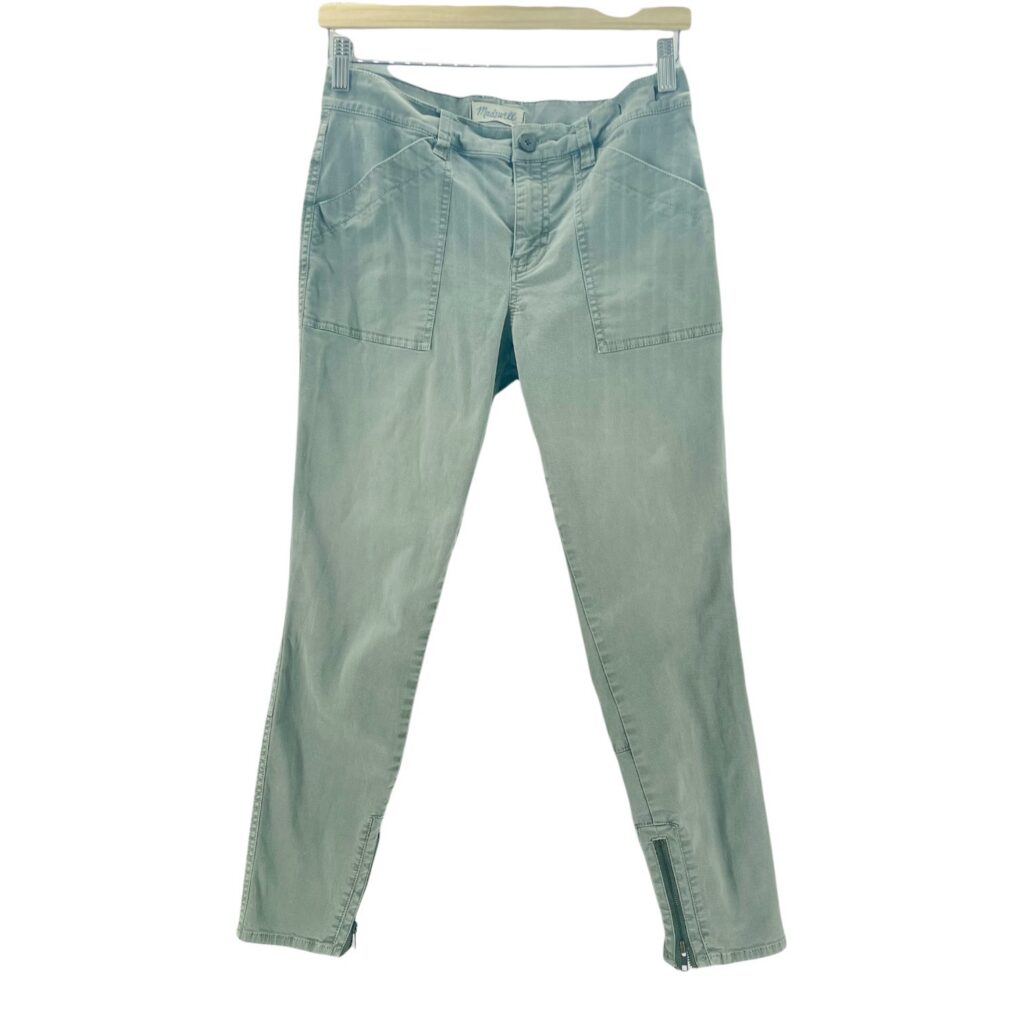 Madewell Green Cargo Skinny Jeans Size 29