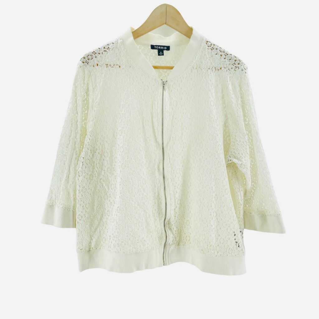 Torrid Eyelet Bomber Jacket Size 2X